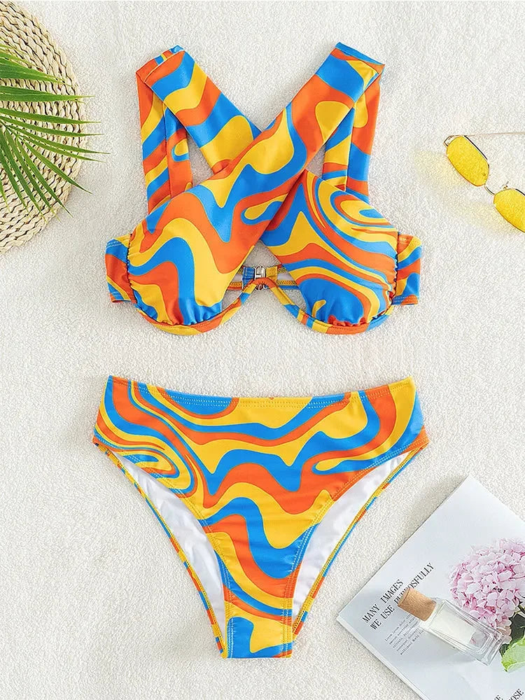 Sexy Underwire 2 Piece Swimwear
