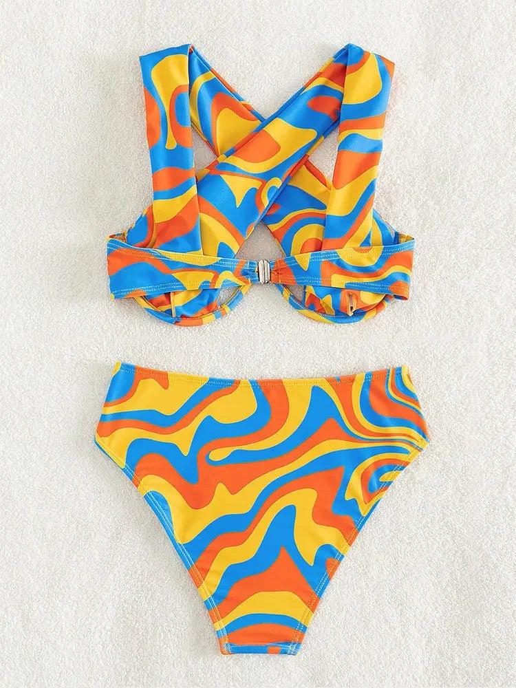 Sexy Underwire 2 Piece Swimwear